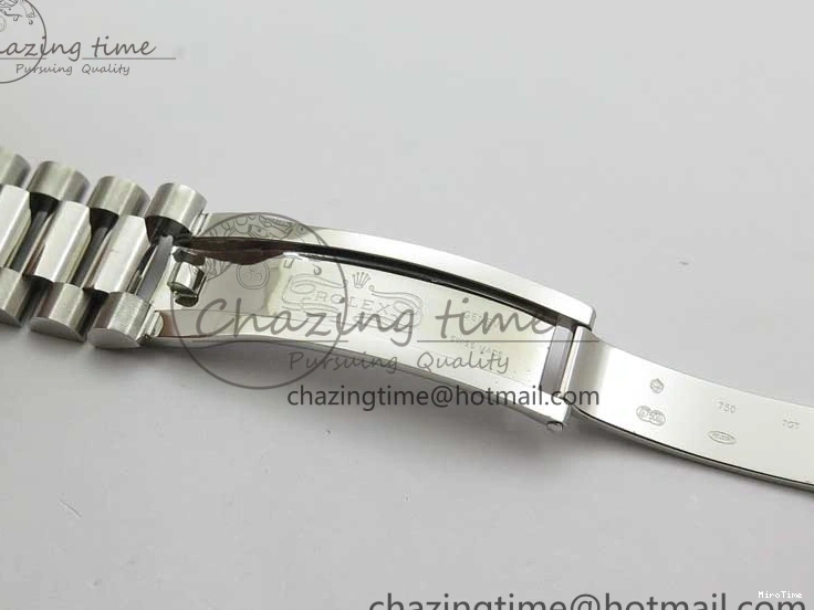 MiroTime 0307 Neat Day-Date 40mm 228239 BP New Dial Version 904 SS RG Stick Markers Dial on SS President Bracelet A 2819